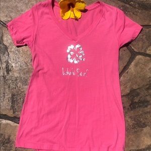 Women Hawaiian v-neck t-shirt